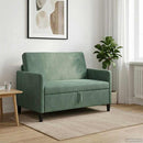 Sofa med opbevaring Havgrøn 122 x 78 x 87 cm Polyester