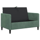 Sofa med opbevaring Havgrøn 122 x 78 x 87 cm Polyester