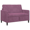 Sofa med opbevaring Lilla 122 x 78 x 87 cm Polyester