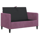 Sofa med opbevaring Lilla 122 x 78 x 87 cm Polyester