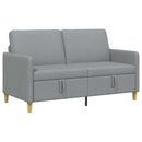 Sofa med opbevaring Lysegrå 152 x 78 x 87 cm Polyester