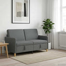 Sofa med opbevaring Mørkegrå 152 x 78 x 87 cm Polyester