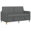 Sofa med opbevaring Mørkegrå 152 x 78 x 87 cm Polyester