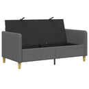 Sofa med opbevaring Mørkegrå 152 x 78 x 87 cm Polyester