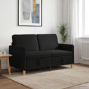 Sofa med opbevaring Sort 152 x 78 x 87 cm Polyester