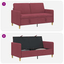 Sofa med opbevaring Vinrød 152 x 78 x 87 cm Polyester