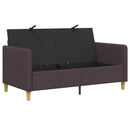 Sofa med opbevaring Mørk Brun 152 x 78 x 87 cm Polyester