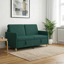 Sofa med opbevaring Mørkegrøn 152 x 78 x 87 cm Polyester