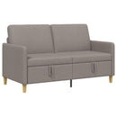 Sofa med opbevaring Gråbrun 152 x 78 x 87 cm Polyester