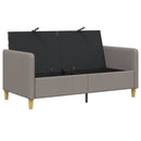 Sofa med opbevaring Gråbrun 152 x 78 x 87 cm Polyester