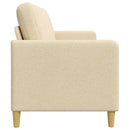 Sofa med opbevaring Cremefarvet 152 x 78 x 87 cm Polyester