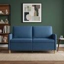 Sofa med opbevaring Blå 152 x 78 x 87 cm Polyester