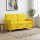 Sofa med opbevaring Lys Gul 152 x 78 x 87 cm Polyester