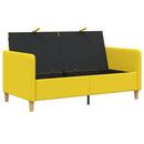 Sofa med opbevaring Lys Gul 152 x 78 x 87 cm Polyester