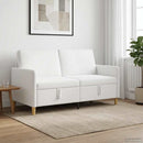 Sofa med opbevaring Hvid 152 x 78 x 87 cm Polyester