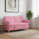 Sofa med opbevaring Lyserød 152 x 78 x 87 cm Polyester