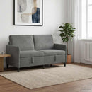 Sofa med opbevaring Mørkegrå 152 x 78 x 87 cm Polyester
