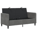 Sofa med opbevaring Mørkegrå 152 x 78 x 87 cm Polyester