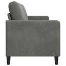 Sofa med opbevaring Mørkegrå 152 x 78 x 87 cm Polyester