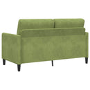 Sofa med opbevaring Lys grøn 152 x 78 x 87 cm Polyester