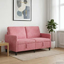 Sofa med opbevaring Lyserød 152 x 78 x 87 cm Polyester