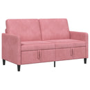 Sofa med opbevaring Lyserød 152 x 78 x 87 cm Polyester