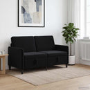 Sofa med opbevaring Sort 152 x 78 x 87 cm Polyester
