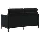 Sofa med opbevaring Sort 152 x 78 x 87 cm Polyester