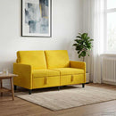 Sofa med opbevaring Gul 152 x 78 x 87 cm Polyester