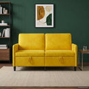 Sofa med opbevaring Gul 152 x 78 x 87 cm Polyester