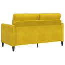 Sofa med opbevaring Gul 152 x 78 x 87 cm Polyester