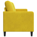 Sofa med opbevaring Gul 152 x 78 x 87 cm Polyester