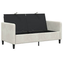 Sofa med opbevaring Cremefarvet 152 x 78 x 87 cm Polyester