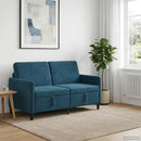 Sofa med opbevaring Blå 152 x 78 x 87 cm Polyester