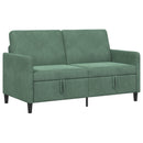 Sofa med opbevaring Havgrøn 152 x 78 x 87 cm Polyester