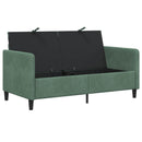 Sofa med opbevaring Havgrøn 152 x 78 x 87 cm Polyester