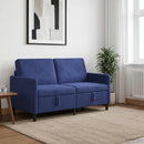 Sofa med opbevaring Politi blå 152 x 78 x 87 cm Polyester