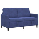 Sofa med opbevaring Politi blå 152 x 78 x 87 cm Polyester