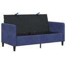 Sofa med opbevaring Politi blå 152 x 78 x 87 cm Polyester