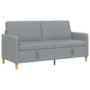 Sofa med opbevaring Lysegrå 172 x 78 x 87 cm Polyester