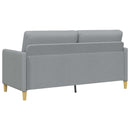 Sofa med opbevaring Lysegrå 172 x 78 x 87 cm Polyester
