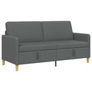 Sofa med opbevaring Mørkegrå 172 x 78 x 87 cm Polyester