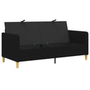 Sofa med opbevaring Sort 172 x 78 x 87 cm Polyester