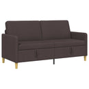 Sofa med opbevaring Mørk Brun 172 x 78 x 87 cm Polyester