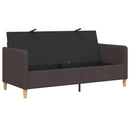 Sofa med opbevaring Mørk Brun 172 x 78 x 87 cm Polyester