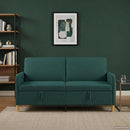 Sofa med opbevaring Mørkegrøn 172 x 78 x 87 cm Polyester
