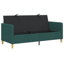Sofa med opbevaring Mørkegrøn 172 x 78 x 87 cm Polyester