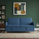 Sofa med opbevaring Blå 172 x 78 x 87 cm Polyester