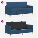 Sofa med opbevaring Blå 172 x 78 x 87 cm Polyester