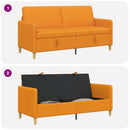 Sofa med opbevaring Mørk Gul 172 x 78 x 87 cm Polyester
